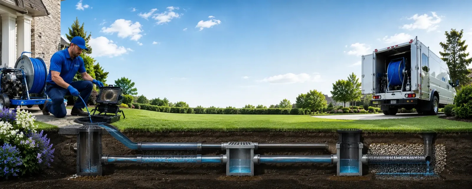 Outdoor drain cleaning information for Byron, MI